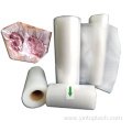 Transparent plastic embossed vacuum bags